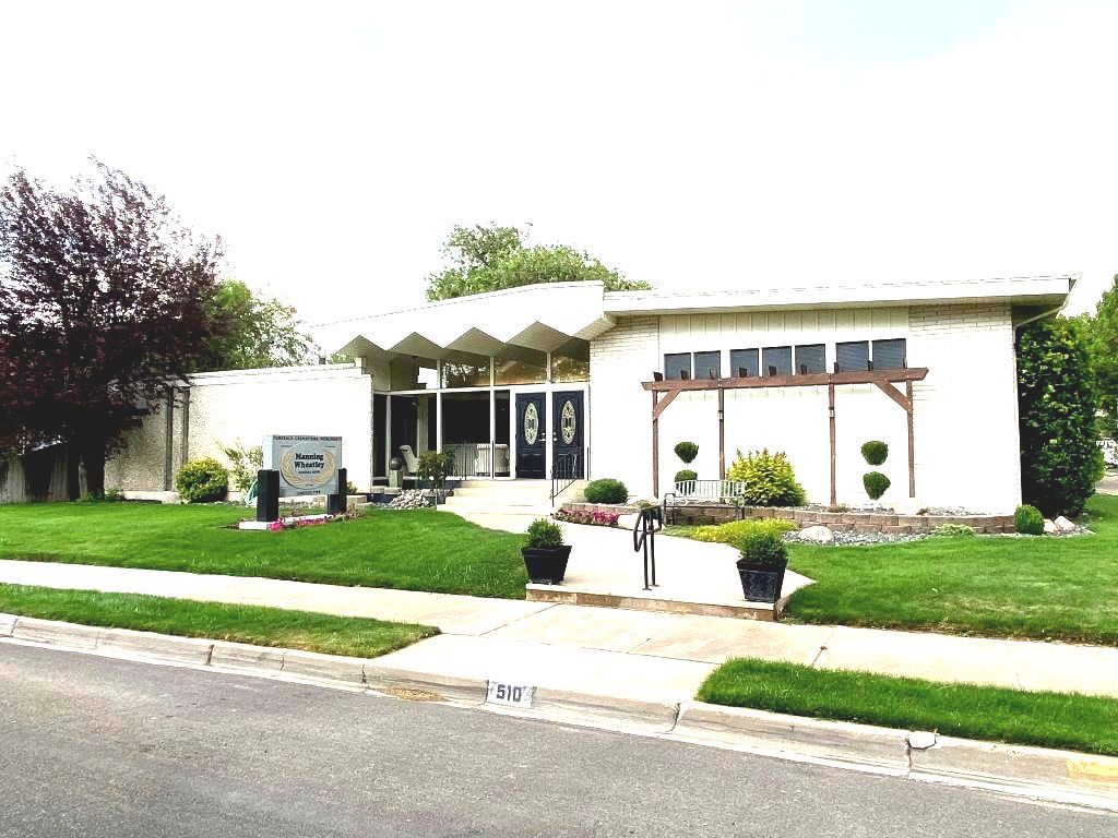 Manning-Wheatley Funeral Home building in Pocatello, Idaho