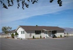 Marsh Valley Funeral Home building in Arimo, Idaho